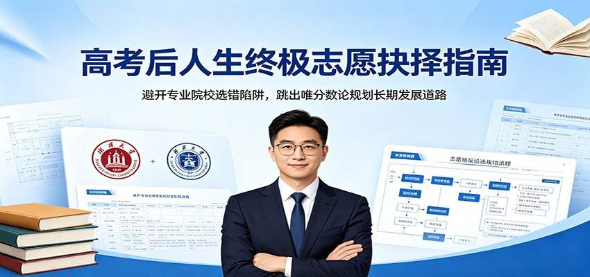 高考后人生终极志愿抉择指南：避开专业院校选错陷阱，跳出唯分数论规划长期发展道路-源创文化-无心创作