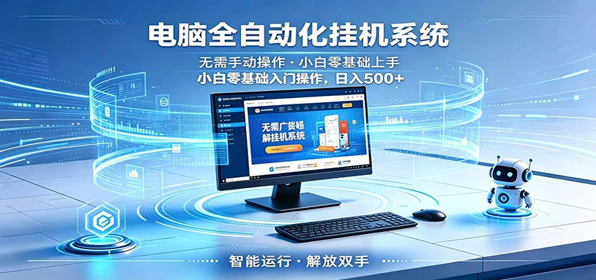 智能广告挂机无需值守，小白上手轻松实现每日增收-源创文化-无心创作
