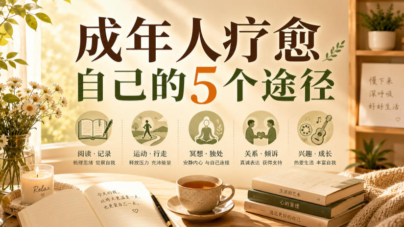 付费文章:成年人疗愈自己的5个途径-源创文化-无心创作
