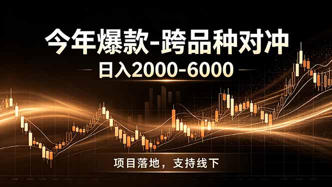 全新跨品种对冲模式上线！日稳定盈利 2000-6000，合规长久可批量放大-源创文化-无心创作