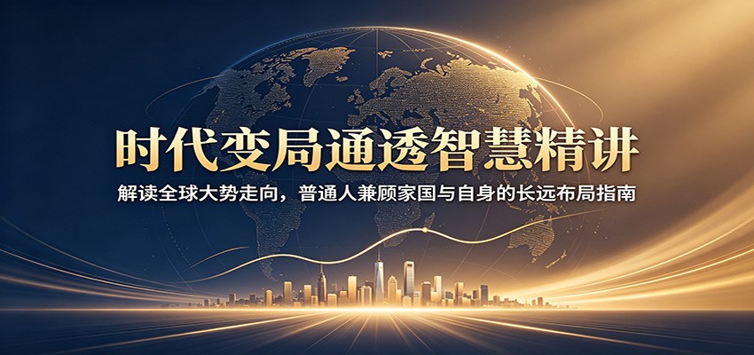 时代变局通透智慧精讲：解读全球大势走向，普通人兼顾家国与自身的长远布局指南-源创文化-无心创作