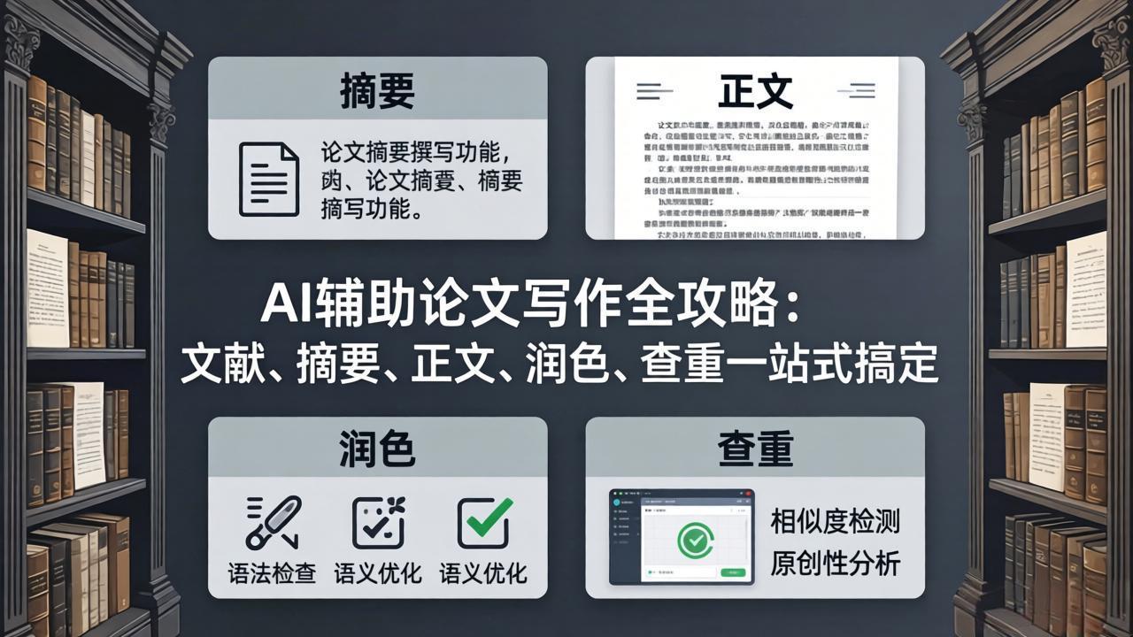 AI辅助论文写作全攻略：文献、摘要、正文、润色、查重一站式搞定-源创文化-无心创作