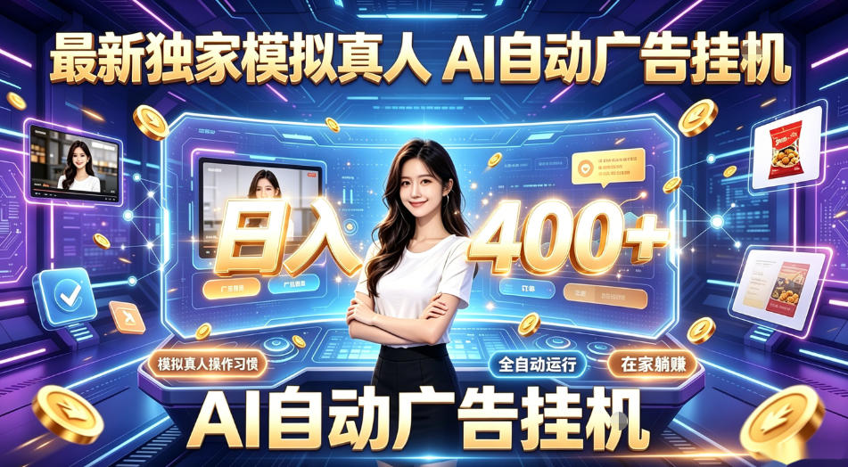 最新独家模拟真人，AI自动挂号挂G，日入400+，全程全自动运行，无需人工【揭秘】-源创文化-无心创作