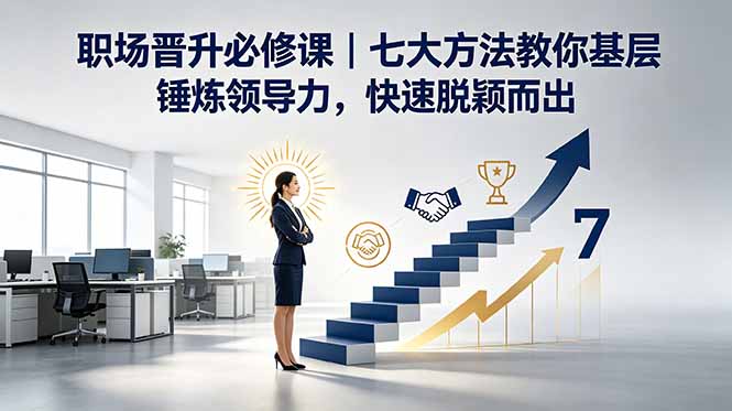 付费文章：职场晋升必修课｜七大方法教你基层锤炼领导力，快速脱颖而出-源创文化-无心创作
