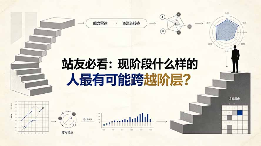 付费文章:站友必看:现阶段什么样的人最有可能跨越阶层?-源创文化-无心创作