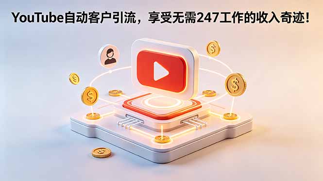 YouTube 自动客户引流，享受无需 247 工作的收入奇迹！【原创双语字幕】-源创文化-无心创作