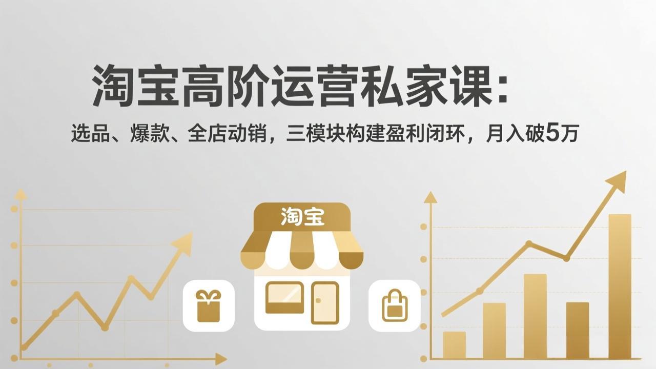 淘宝高阶运营私家课(更新26年4月18-源创文化-无心创作