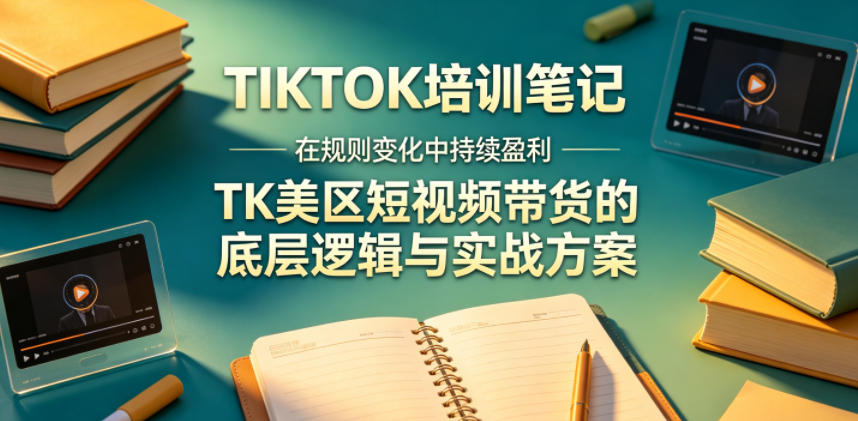 视界跨境TIKTOK4月17培训笔记，在规则变化中持续盈利，TK美区短视频带货的底层逻辑与实战方案【文档】-源创文化-无心创作