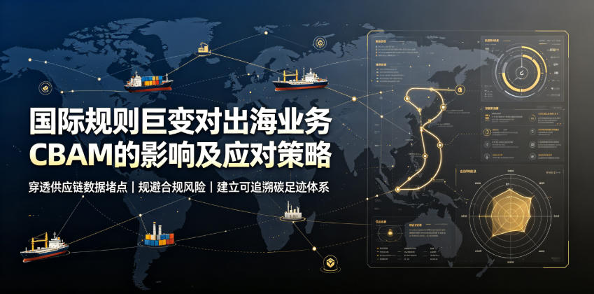 国际规则巨变对出海业务CBAM的影响及应对策略，帮助企业穿透供应链数据堵点，规避合规风险-源创文化-无心创作