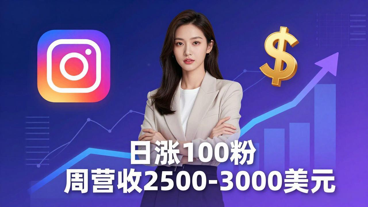 想做数字产品？Sheri亲授：日涨100粉、每周2500至3000美元的营收，Instagram躺着赚-源创文化-无心创作