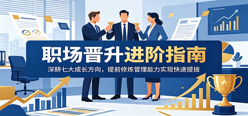 职场晋升进阶指南：深耕七大成长方向，提前修炼管理能力实现快速提拔-源创文化-无心创作