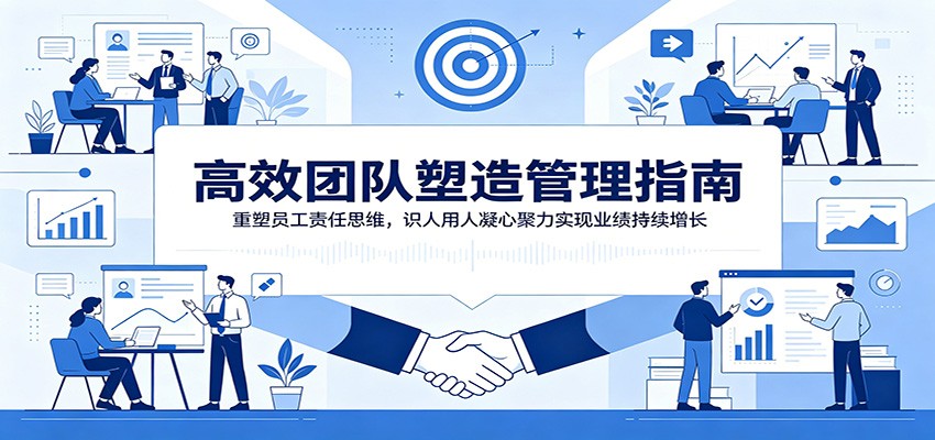 高效团队塑造管理指南：重塑员工责任思维，识人用人凝心聚力实现业绩持续增长-源创文化-无心创作