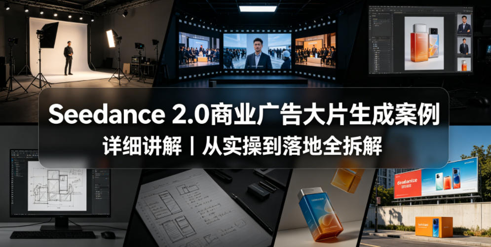 Seedance 2.0商业广告大片生成案例详细讲解｜从实操到落地全拆解-源创文化-无心创作