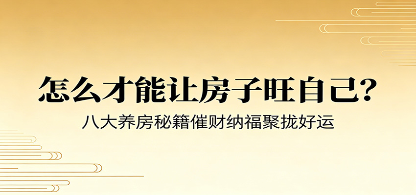 付费文章《怎么才能让房子旺自己？》八大养房秘籍催财纳福聚拢好运-源创文化-无心创作