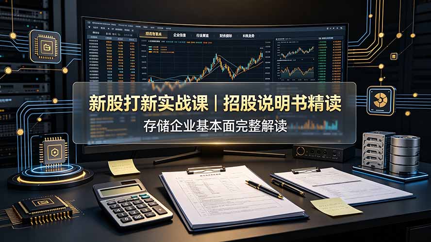 付费文章：新股打新实战课｜招股说明书精读，存储企业基本面完整解读-源创文化-无心创作