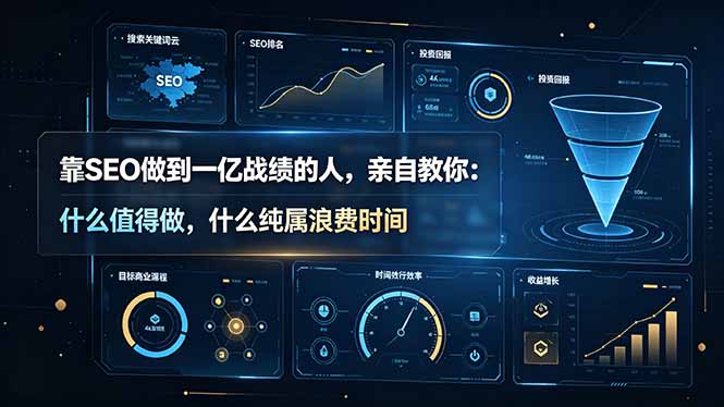 靠SEO做到一亿战绩的人，亲自教你：什么值得做，什么纯属浪费时间【原创双语字幕】-源创文化-无心创作